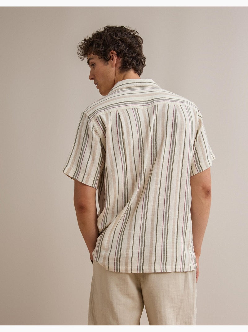 Camisa de rayas, MO Fashion Verde - Kiabi