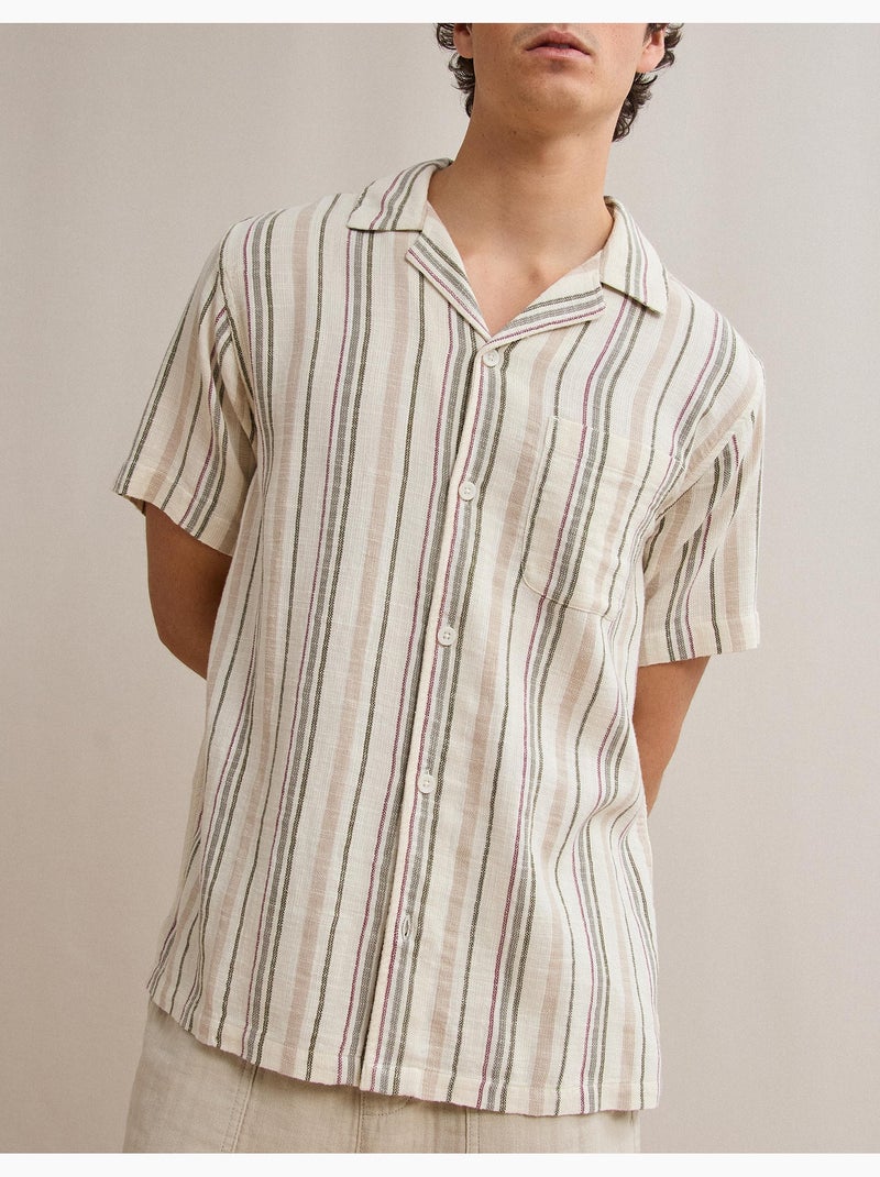 Camisa de rayas, MO Fashion Verde - Kiabi