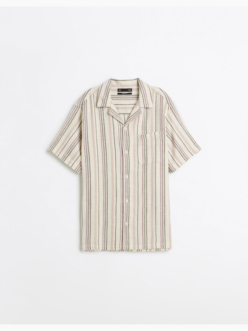 Camisa de rayas, MO Fashion Verde - Kiabi