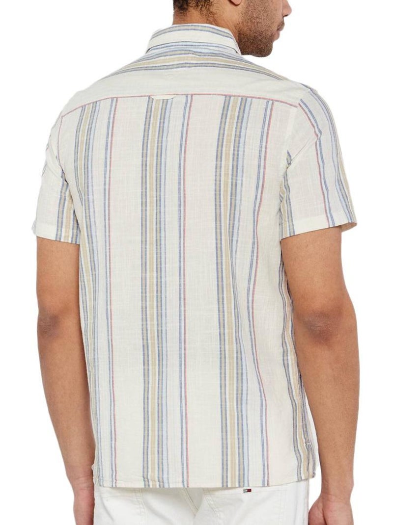 Camisa de rayas para hombre tommy hilfiger Blanco - Kiabi