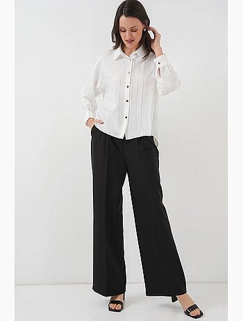 Camisa de rayas plateadas bdart