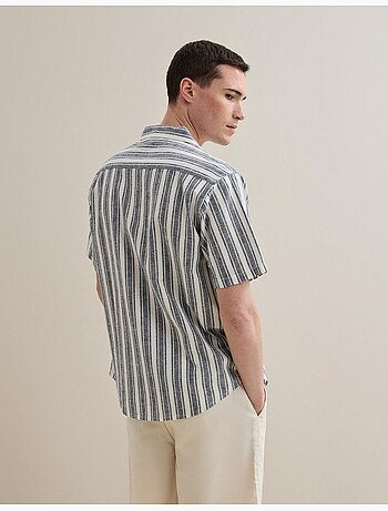 Camisa de resort con lino, MO Fashion