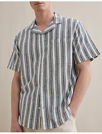 Camisa de resort con lino, MO Fashion