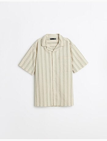 Camisa de resort con lino, MO Fashion