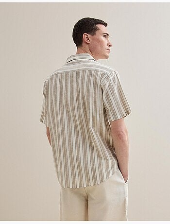 Camisa de resort con lino, MO Fashion