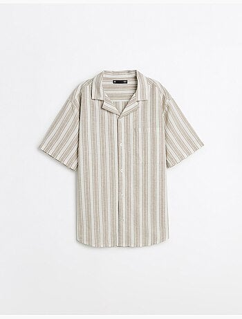 Camisa de resort con lino, MO Fashion