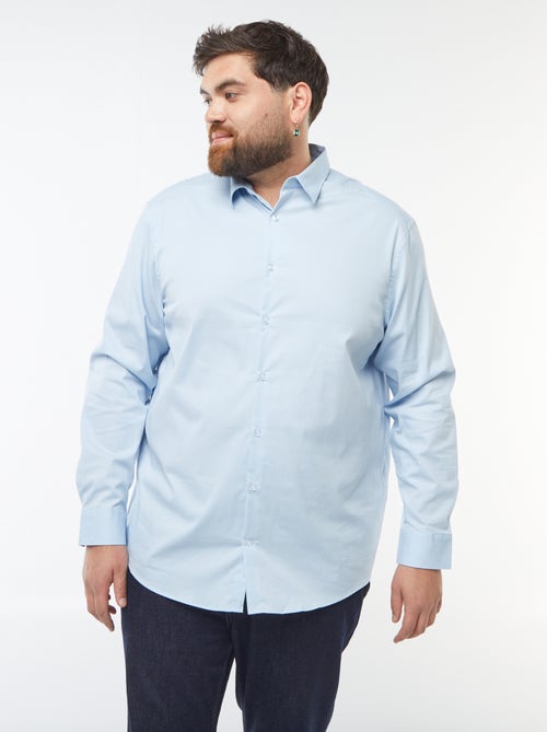 Camisa de sarga elástica - Kiabi