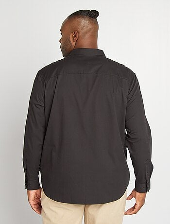 Camisa de sarga elástica