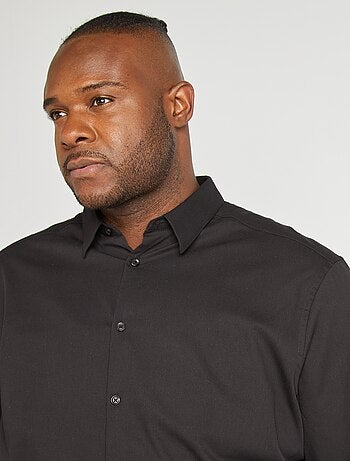 Camisa de sarga elástica