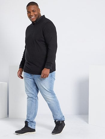 Camisa de sarga elástica