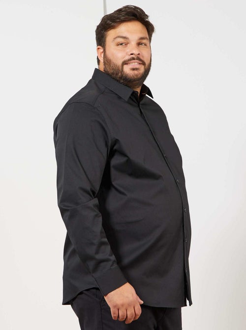 Camisa de sarga elástica - Kiabi