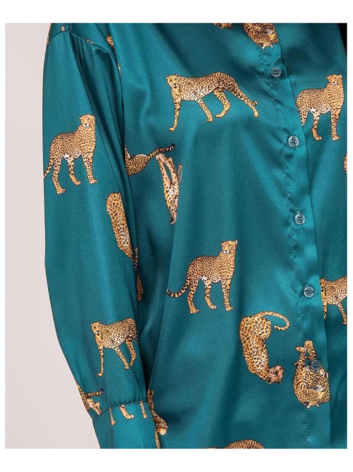 Camisa de satén estampada ORACIO - Kiabi