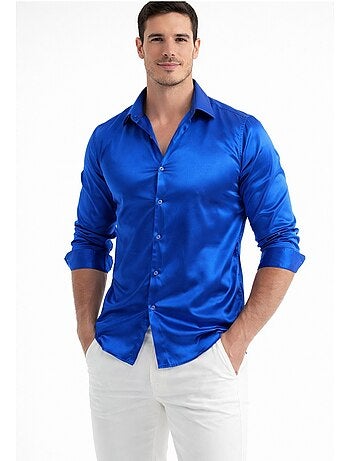 Camisa de satén Kebello