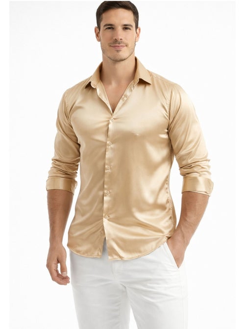 Camisa de satén kebello - Kiabi
