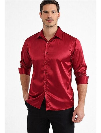 Camisa de satén Kebello