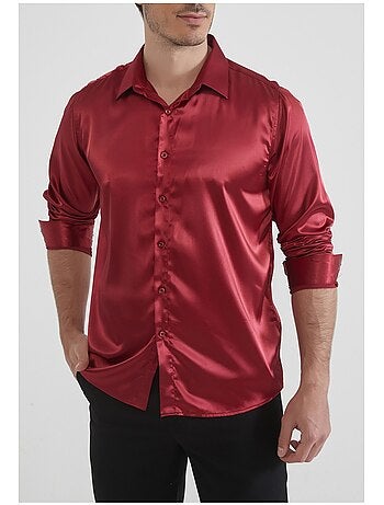 Camisa de satén Kebello