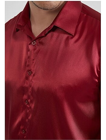 Camisa de satén Kebello