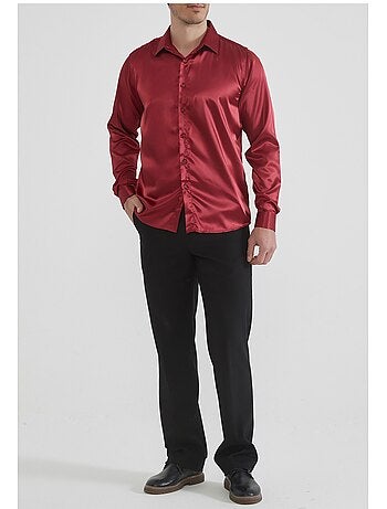 Camisa de satén Kebello