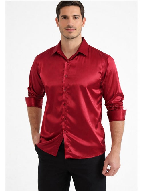Camisa de satén Kebello - Kiabi