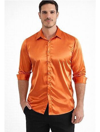 Camisa de satén Kebello