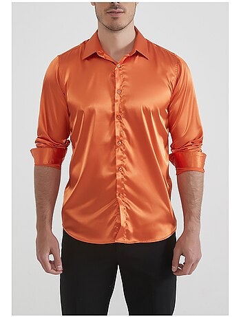 Camisa de satén Kebello