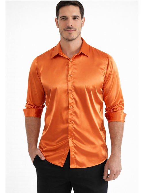 Camisa de satén Kebello - Kiabi