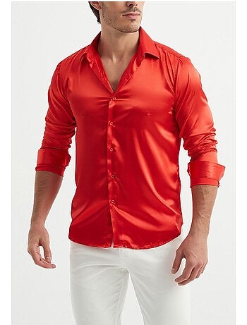 Camisa de satén Kebello