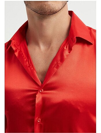 Camisa de satén Kebello