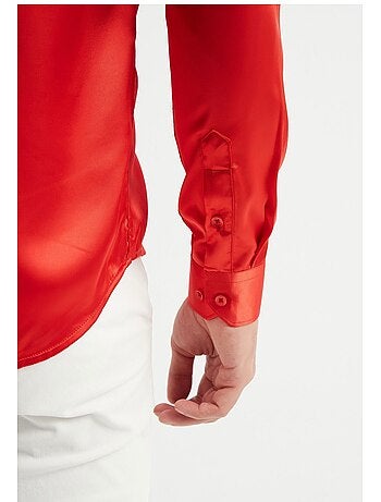 Camisa de satén Kebello