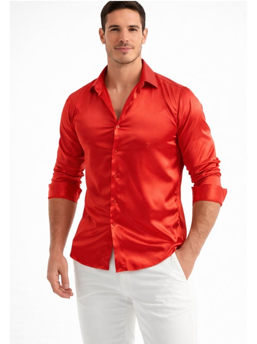 Camisa de satén Kebello - Kiabi
