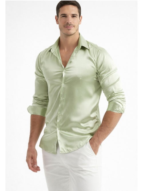 Camisa de satén Kebello - Kiabi Camisa de satén Kebello - Kiabi