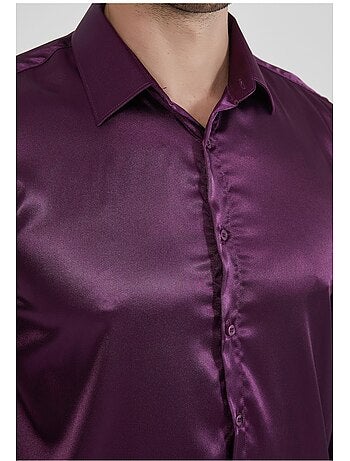 Camisa de satén Kebello