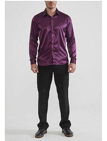 Camisa de satén Kebello