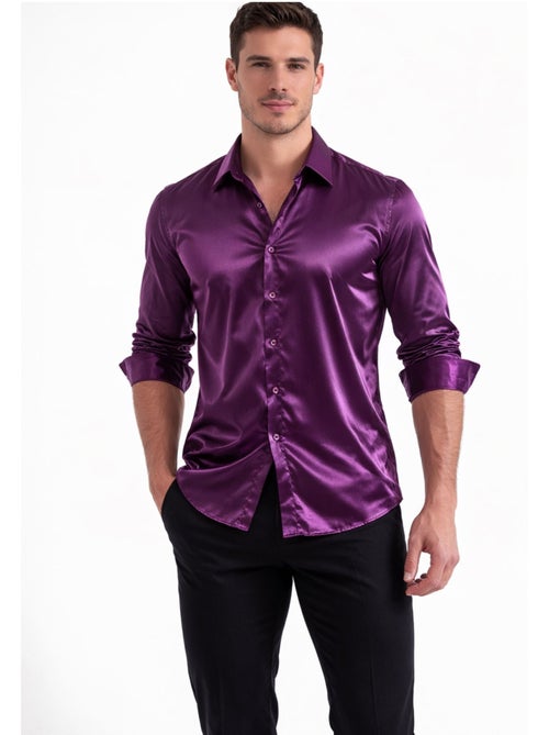 Camisa de satén Kebello - Kiabi
