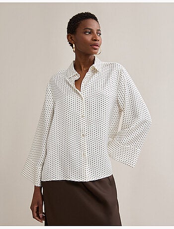 Camisa de satén, MO Fashion