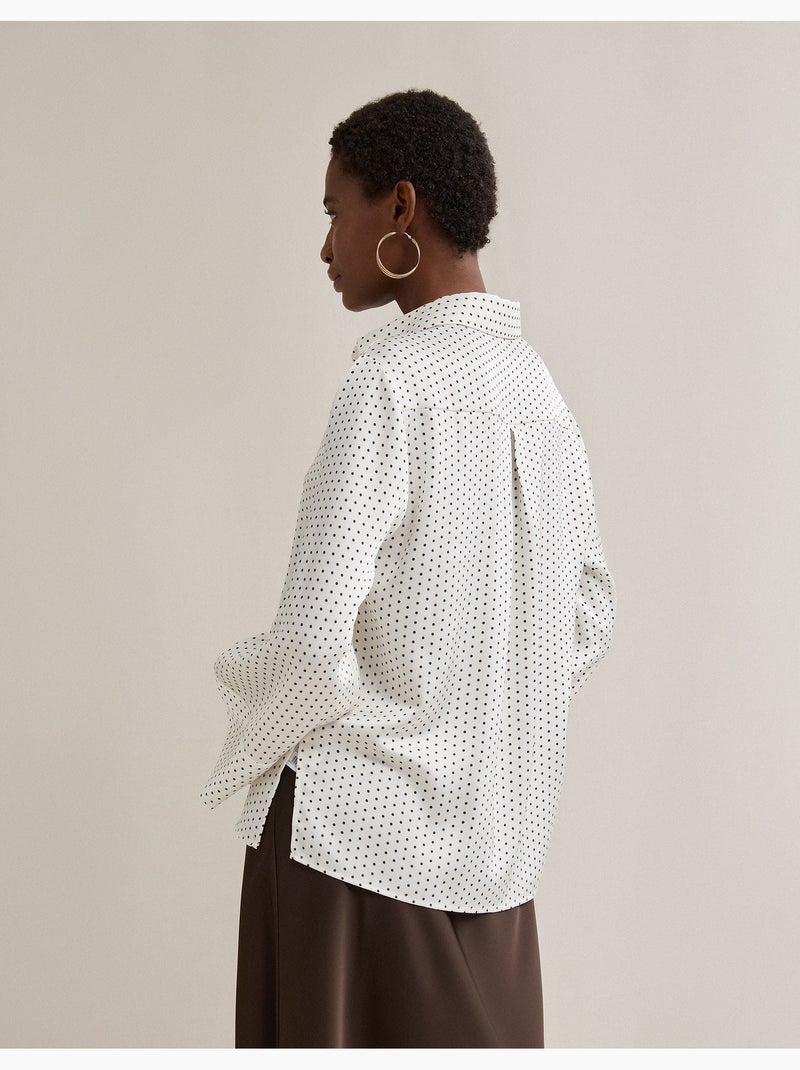 Camisa de satén, MO Fashion Beige - Kiabi