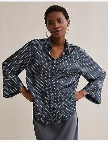 Camisa de satén, MO Fashion