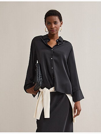 Camisa de satén, MO Fashion