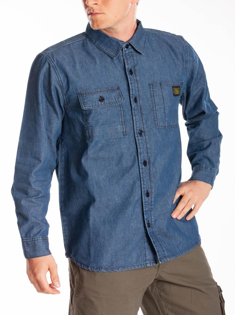 Camisa de trabajo de jeans MATT 'Rica Lewis' Azul - Kiabi
