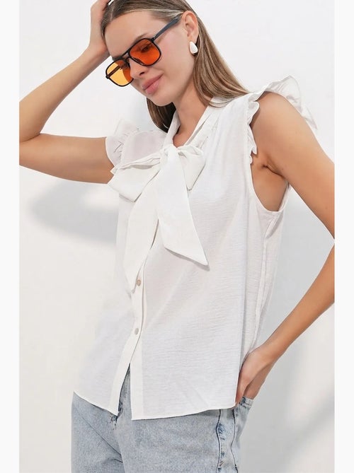 Camisa de viscosa y nailon bdart - Kiabi Camisa de viscosa y nailon bdart - Kiabi