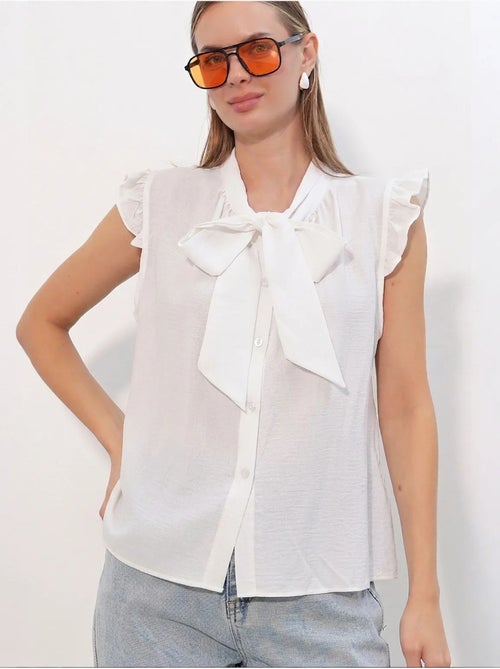 Camisa de viscosa y nailon bdart - Kiabi Camisa de viscosa y nailon bdart - Kiabi