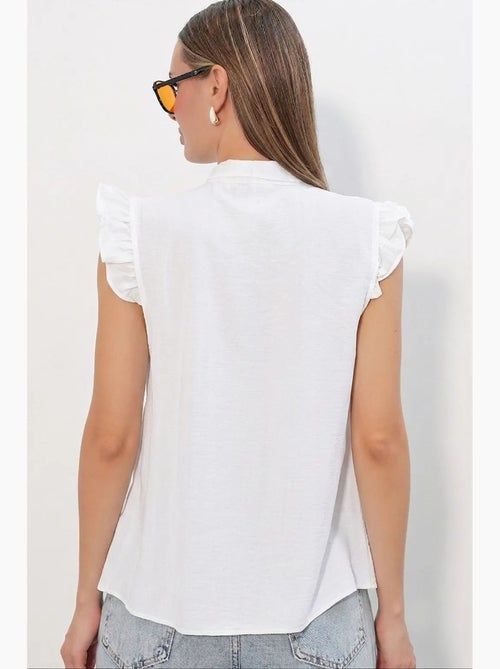 Camisa de viscosa y nailon bdart - Kiabi Camisa de viscosa y nailon bdart - Kiabi