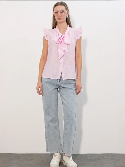 Camisa de viscosa y nailon bdart - Kiabi Camisa de viscosa y nailon bdart - Kiabi