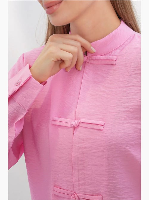 Camisa de viscosa y nailon bdart - Kiabi Camisa de viscosa y nailon bdart - Kiabi