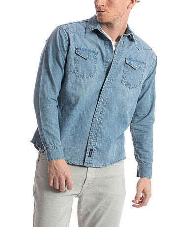 Camisa denim corte western FURIO 'Rica Lewis'
