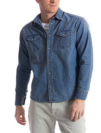 Camisa denim corte western FURY 'Rica Lewis'