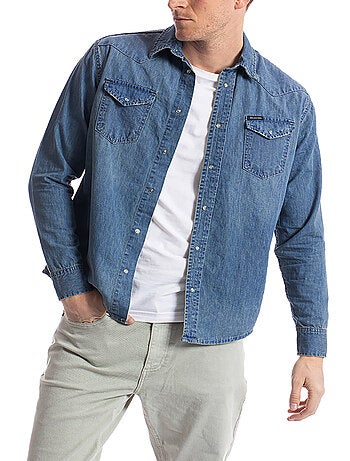 Camisa denim corte western FURY 'Rica Lewis'