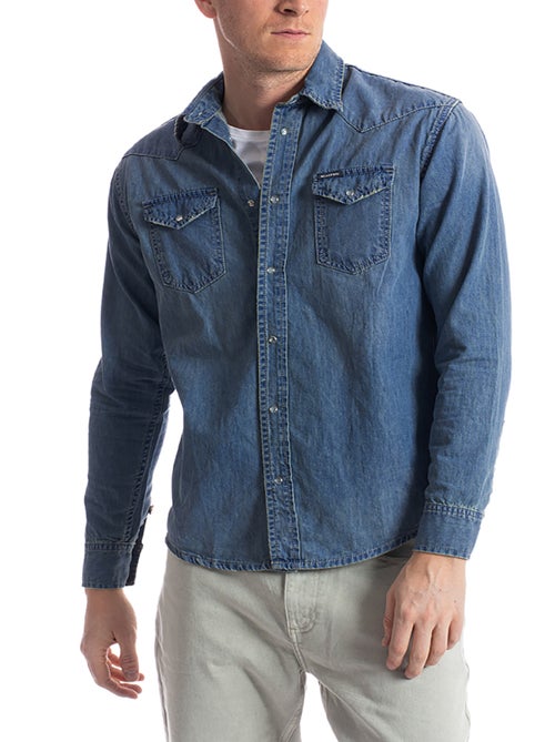 Camisa denim corte western FURY 'Rica Lewis' - Kiabi