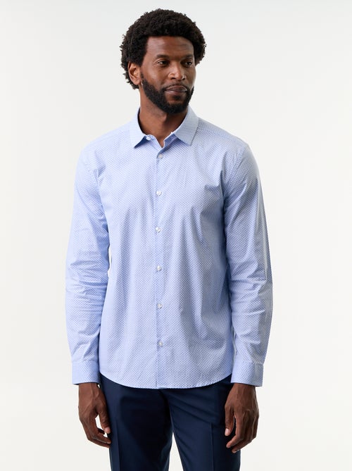 Camisa dobby estampada - Kiabi