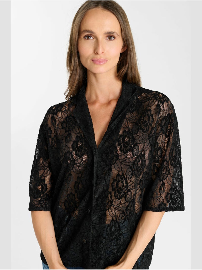 Camisa drazica Negro - Kiabi